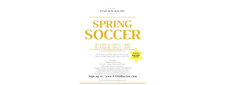 Spring Registration